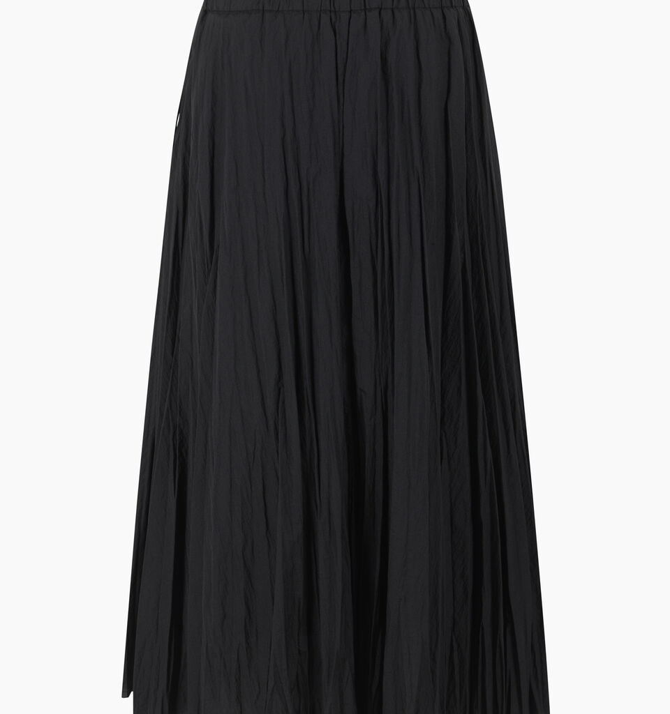 Black semi sheer maxi skirt - sisley k longuette skirts - Black | Sisley K image number 2